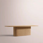 Ethoria Pedestal Rectangular Dining Table