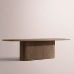 Ethoria Pedestal Rectangular Dining Table