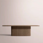 Ethoria Pedestal Rectangular Dining Table
