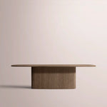 Ethoria Pedestal Rectangular Dining Table