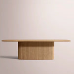 Ethoria Pedestal Rectangular Dining Table