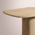 Ethoria Pedestal Rectangular Dining Table