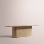 Ethoria Pedestal Rectangular Dining Table