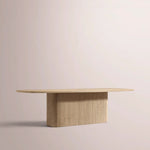 Ethoria Pedestal Rectangular Dining Table