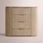 Sopravelle Tall Drawer Dresser — GREIGE OAK / 50
