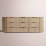 Sopravelle Drawer Dresser — GREIGE OAK / 90