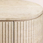Sopravelle Reeded Stone Media Console