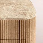 Ethoria Emperador Closed Nightstand