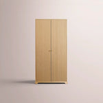 Celorin Reeded Cabinet — GREIGE OAK / 38