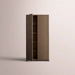 Celorin Reeded Cabinet — BROWN OAK / 38