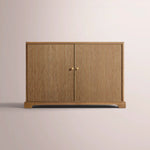 Celorin Reeded Sideboard — NATURAL OAK / 2 DOOR-48