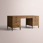 Luvoriel Desk — BROWN OAK / 72