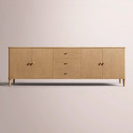 Luvoriel Sideboard With Drawers — NATURAL OAK