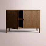 Luvoriel Sideboard — BROWN OAK / 2-DOOR 48