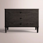 Luvoriel Closed Nightstand — BLACK OAK / 32