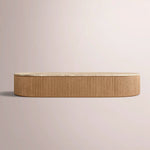 Sopravelle Emperador Coffee Table — NATURAL OAK / GOLD MARBLE / 76