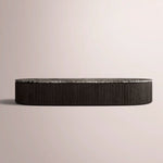 Sopravelle Emperador Coffee Table — BLACK OAK / BLACK MARBLE / 76