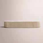 Sopravelle Emperador Coffee Table — WHITEWASHED OAK / WHITE MARBLE / 76