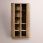 Ethoria Glass Cabinet — NATURAL OAK