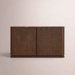 Liromelle Emperador Media Console — BROWN OAK-BROWN MARBLE / 2-DOOR 48