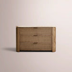 Mivara Closed Nightstand — BROWN OAK / 38“