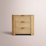 Mivara Closed Nightstand — LIGHT OAK / 26“