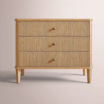 Luvoriel Reeded Closed Nightstand — LIGHT OAK / 32