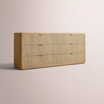 Camora Drawer Dresser — GREIGE OAK / 72