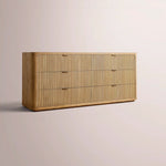 Camora Drawer Dresser — NATURAL OAK / 72