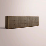 Camora Drawer Dresser — BROWN OAK / 90