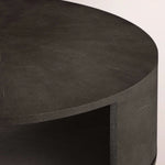 Liromelle Shagreen Round Open Coffee Table
