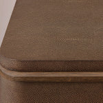 Liromelle Shagreen Closed Nightstand