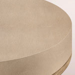 Liromelle Shagreen Round Plinth Coffee Table