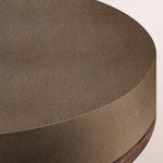 Liromelle Shagreen Round Plinth Coffee Table