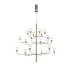Ramelle Alabaster Tiered Branch Chandelier