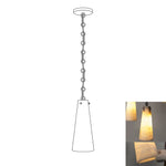 Romilly Alabaster Cascading Cone Chain Chandelier