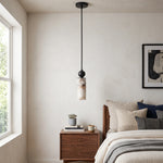 Solenne Alabaster Cylinder Pendant Light