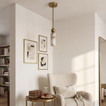 Solenne Alabaster Cylinder Pendant Light