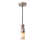 Solenne Alabaster Cylinder Pendant Light