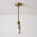 Solenne Alabaster Cylinder Pendant Light