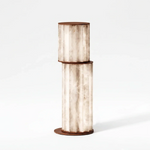 Staggered Fluted Column Alabaster Table Lamp — image 11