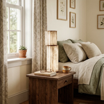 Staggered Fluted Column Alabaster Table Lamp — image 6