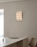 Stepped Arched Alabaster Wall Lamp