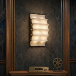 Stepped Arched Alabaster Wall Lamp