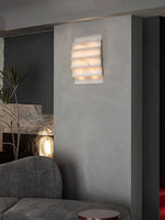 Stepped Arched Alabaster Wall Lamp