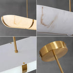 Sylvi Linear Alabaster Trough Chandelier