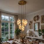 Thalia Cleaved Stone Cluster Chandelier