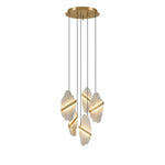Thalia Cleaved Stone Cluster Chandelier