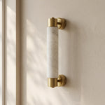 Tube Alabaster Cylinder Wall Lamp