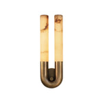 U-Shape Alabaster Arch Wall Sconce